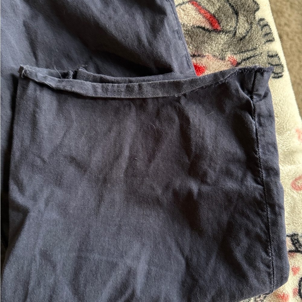Frank & Eileen Navy Cropped Pants - Picture 4 of 5